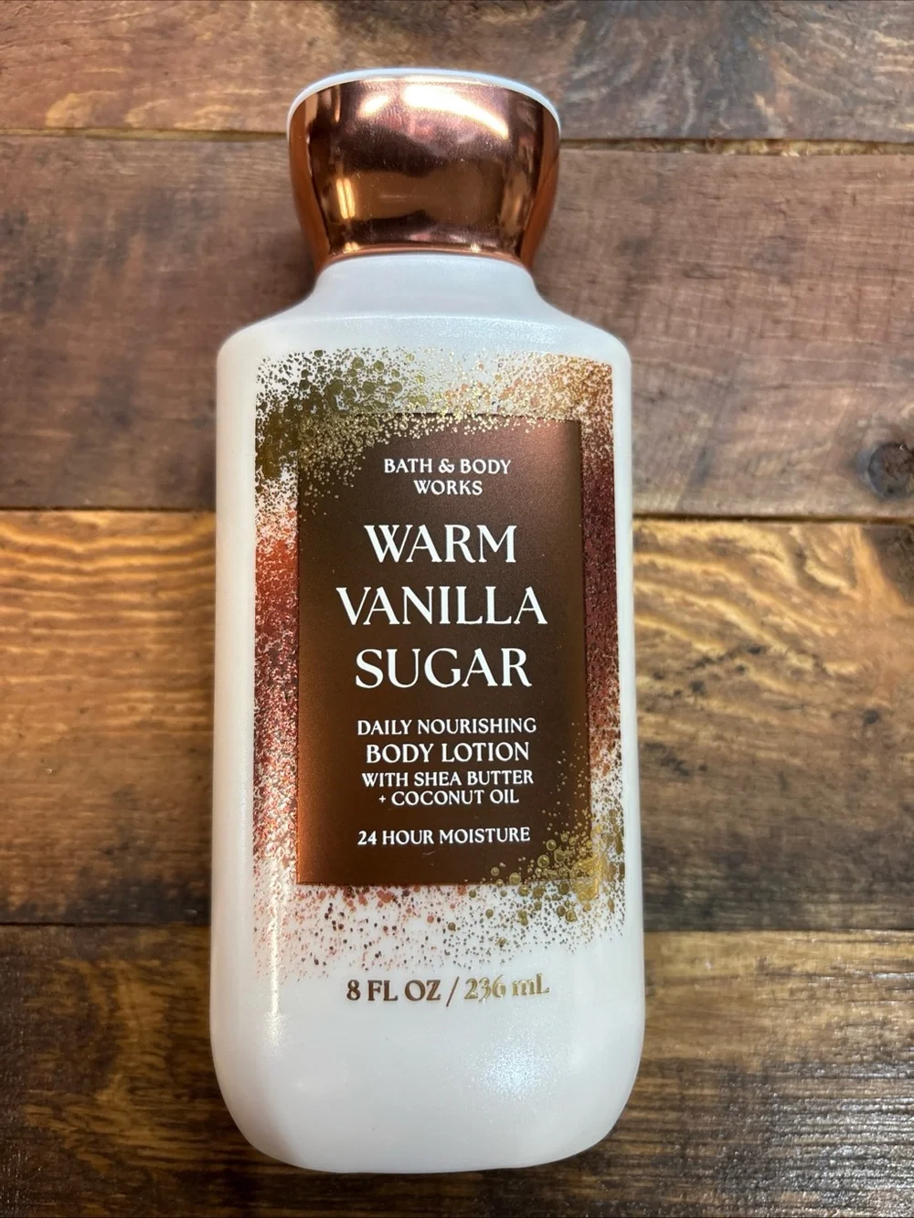 NEW Warm Vanilla Sugar Body Lotion 8 oz Bath & Body Works Nourishing Shea Butter